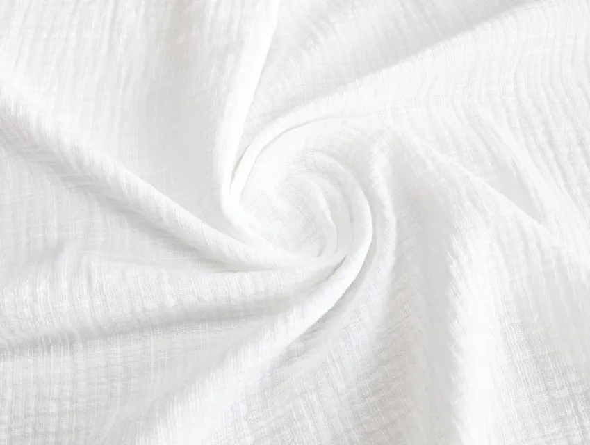 Муслин слаб двухслойный, молочный - фото 1 - интернет-магазин tkani-atlas.com.ua
