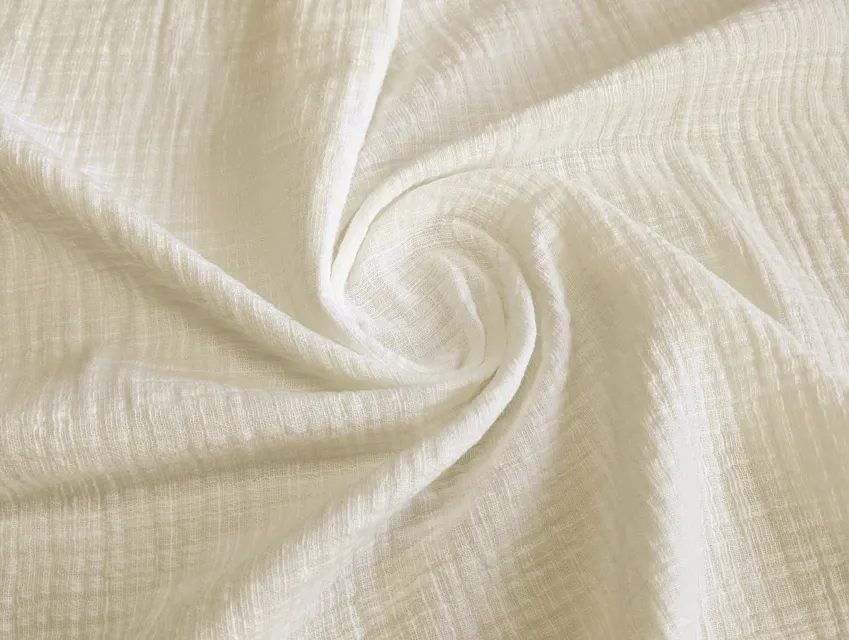 Муслін слаб двошаровий, кремовий - фото 1 - інтернет-магазин tkani-atlas.com.ua