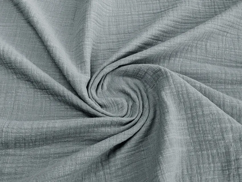 Муслин слаб двухслойный, серый - фото 1 - интернет-магазин tkani-atlas.com.ua