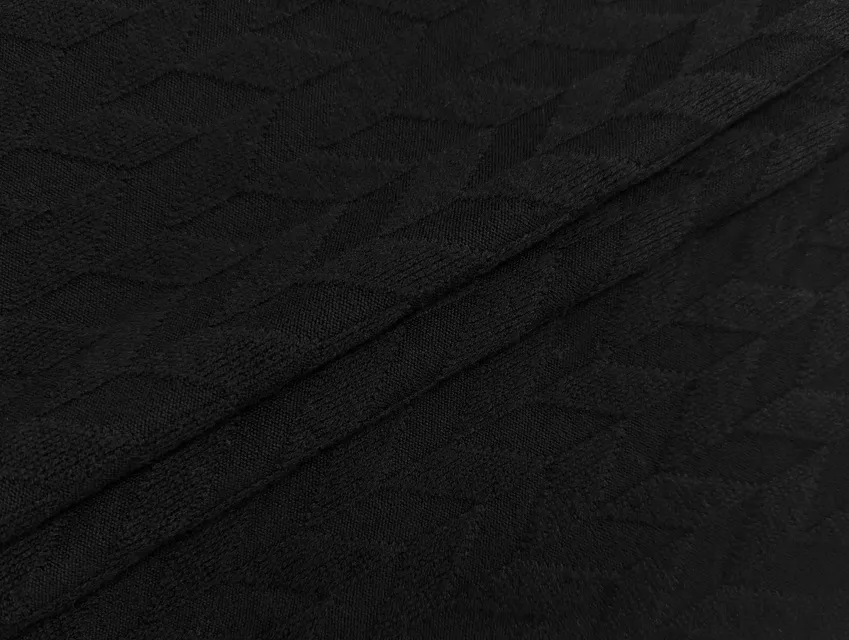 Ангора косичка 30 мм, чорний - фото 1 - інтернет-магазин tkani-atlas.com.ua