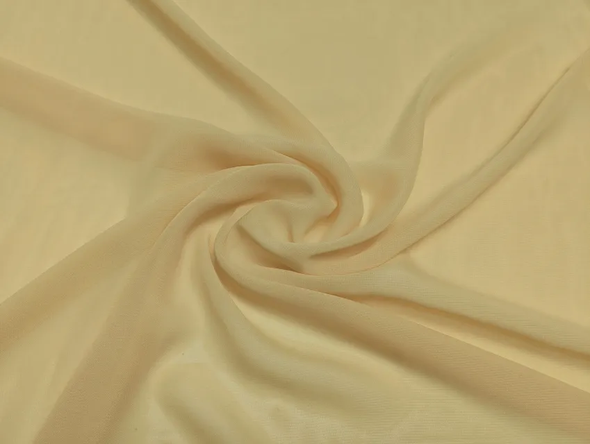 Шифон однотонний, бісквітний - фото 1 - інтернет-магазин tkani-atlas.com.ua