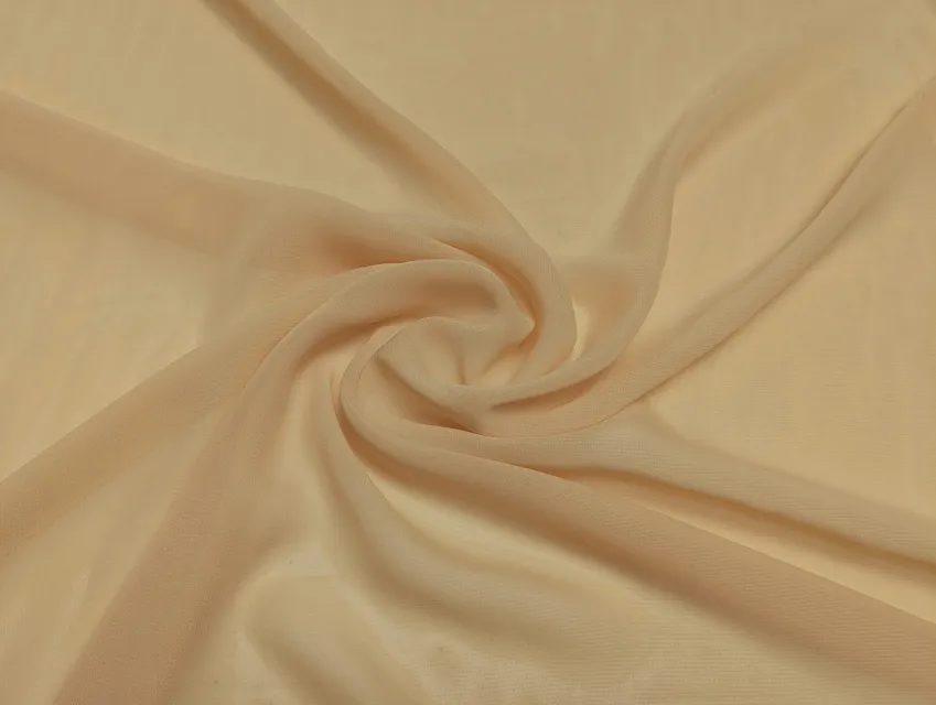 Шифон однотонний, пильний персик - фото 1 - інтернет-магазин tkani-atlas.com.ua