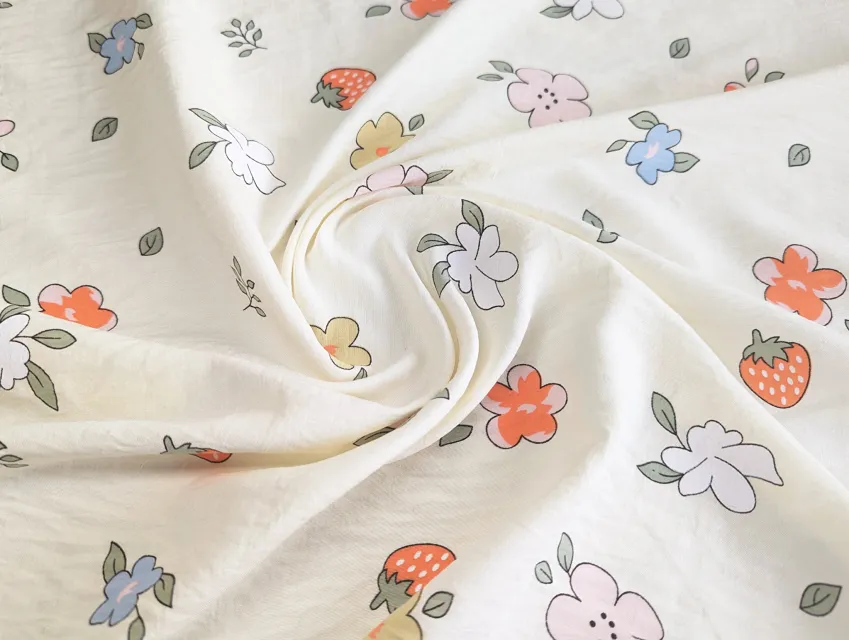 Креш софт літня поляна, кремовий - фото 1 - інтернет-магазин tkani-atlas.com.ua