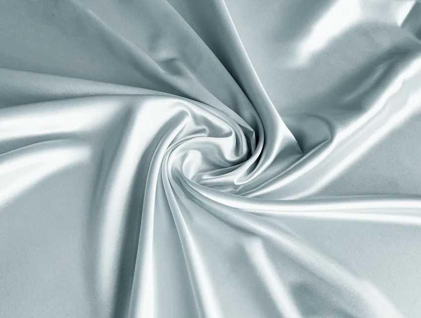 Атлас тонкий, светло-серый - фото 1 - интернет-магазин tkani-atlas.com.ua