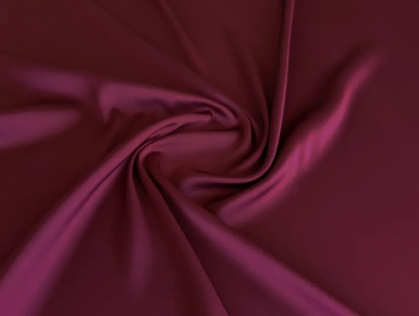 Шовк сатин, бордовий - фото 1 - інтернет-магазин tkani-atlas.com.ua