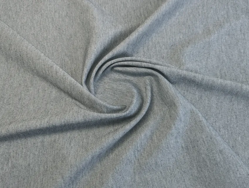 Трикотаж Поло меланжевый, серый - фото 1 - интернет-магазин tkani-atlas.com.ua