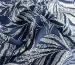 Штапель шовковистий листяний дует, темно-синій - фото 2 - інтернет-магазин tkani-atlas.com.ua
