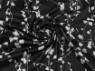 Шовк Армані гілочки, чорно-білий - інтернет-магазин tkani-atlas.com.ua