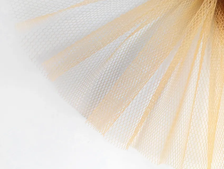 Фатин жорсткий, бежевий - фото 1 - інтернет-магазин tkani-atlas.com.ua