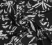 Шовк Армані квітковий вальс, чорно-білий - фото 1 - інтернет-магазин tkani-atlas.com.ua