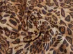 Віскоза шовк Бохо леопард, коричнева цегла - інтернет-магазин tkani-atlas.com.ua