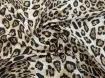 Віскоза шовк Бохо леопард, бежевий з чорним - інтернет-магазин tkani-atlas.com.ua