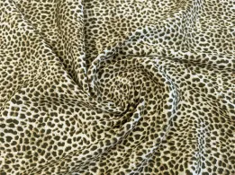 Віскоза шовк Бохо ягуар, бежево-коричневий - інтернет-магазин tkani-atlas.com.ua