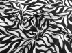 Віскоза шовк Бохо зебра, чорний на молочному - інтернет-магазин tkani-atlas.com.ua