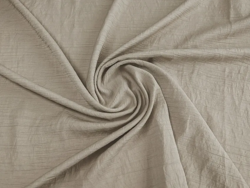 Штапель твіл з нейлоном жатка, капучино - фото 1 - інтернет-магазин tkani-atlas.com.ua