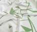 Льон з віскозою геометрична абстракція, салатовий з бежевим - фото 2 - інтернет-магазин tkani-atlas.com.ua