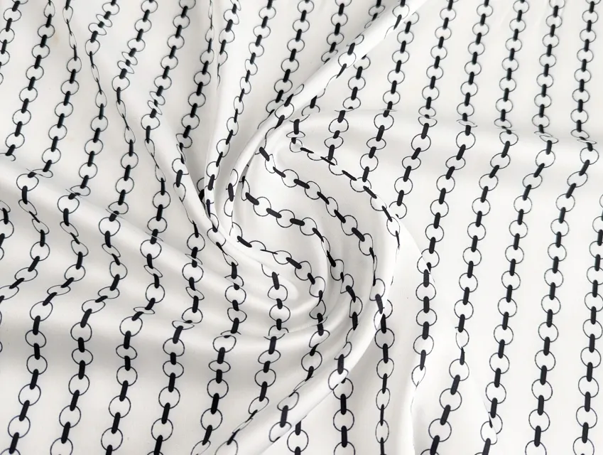 Шелк Армани цепочка, молочный - фото 1 - интернет-магазин tkani-atlas.com.ua