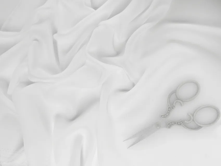 Шифон Винди уценка (брак), светлое молоко - фото 1 - интернет-магазин tkani-atlas.com.ua