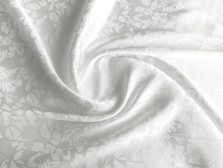 Костюмна Бель жакард квіткова абстракція, молочний - фото 1 - інтернет-магазин tkani-atlas.com.ua