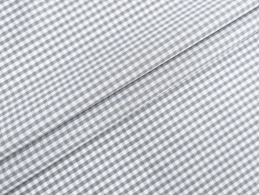 Котон сорочковий клітина 3 мм, сірий - фото 1 - інтернет-магазин tkani-atlas.com.ua
