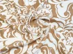 Штапель шовковистий східний орнамент, карамель - інтернет-магазин tkani-atlas.com.ua