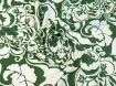 Штапель шовковистий східний орнамент, зелений з молочним - інтернет-магазин tkani-atlas.com.ua