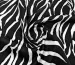 Штапель шовковистий зебра, чорний на молочному - фото 1 - інтернет-магазин tkani-atlas.com.ua