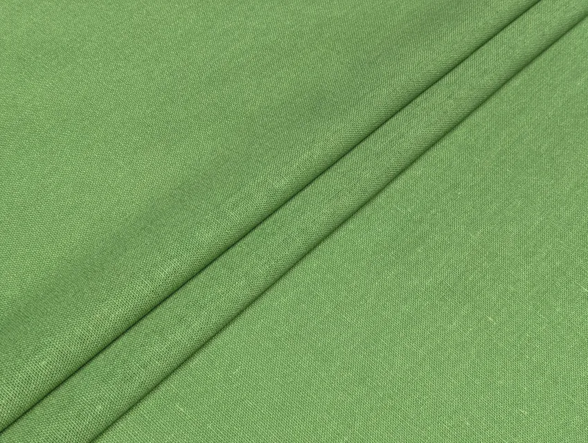 Льон віскоза 30/70, зелений горох - фото 1 - інтернет-магазин tkani-atlas.com.ua