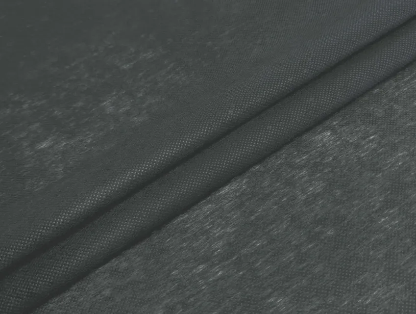 Флізелін меланжевий, темно-сірий - фото 1 - інтернет-магазин tkani-atlas.com.ua