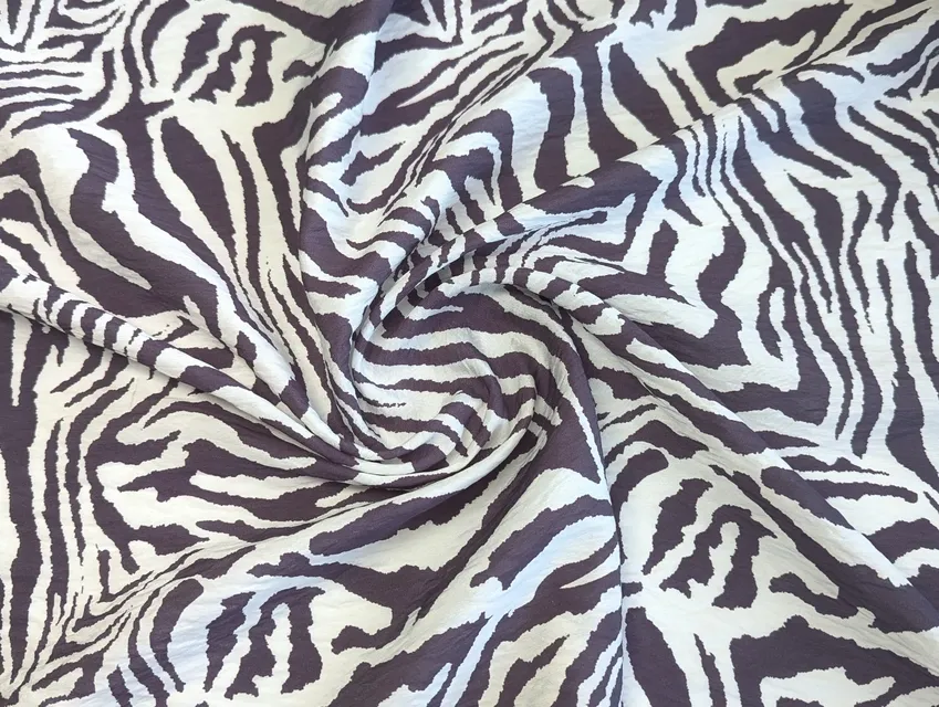 Віскоза шовк Бохо зебра, ліловий з молочним - фото 1 - інтернет-магазин tkani-atlas.com.ua