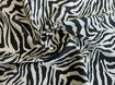 Вискоза шелк Бохо зебра, бежевый с черным - интернет-магазин tkani-atlas.com.ua