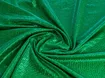Трикотаж масло голограма точка райдужна, зелений - інтернет-магазин tkani-atlas.com.ua