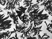 Віскоза шовк Бохо лілії, чорний на молочному - інтернет-магазин tkani-atlas.com.ua