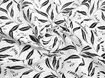 Муслін малюнок листяне плетіння, молочний з чорним - інтернет-магазин tkani-atlas.com.ua