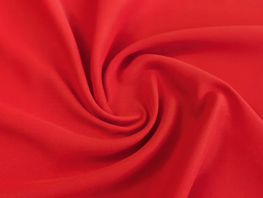 Шовковистий блузочний креп, червоний - фото 1 - інтернет-магазин tkani-atlas.com.ua