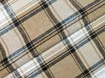 Котон сорочковий клітина 110 мм, темний бежевий - інтернет-магазин tkani-atlas.com.ua