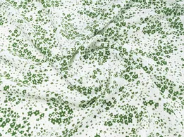 Креп шовк маленька квіточка, молочний (відріз 2,7 м) - інтернет-магазин tkani-atlas.com.ua