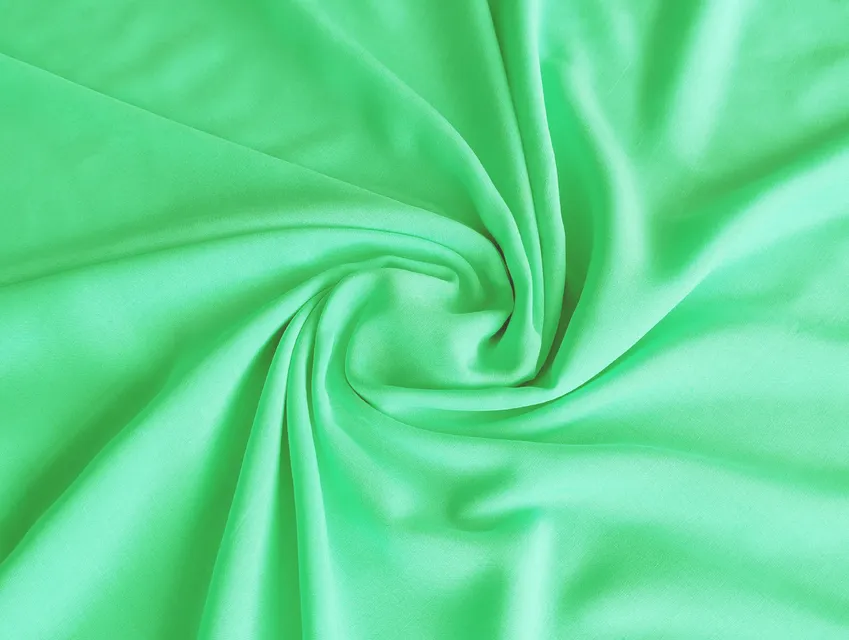 Штапель, зеленое яблоко - фото 1 - интернет-магазин tkani-atlas.com.ua