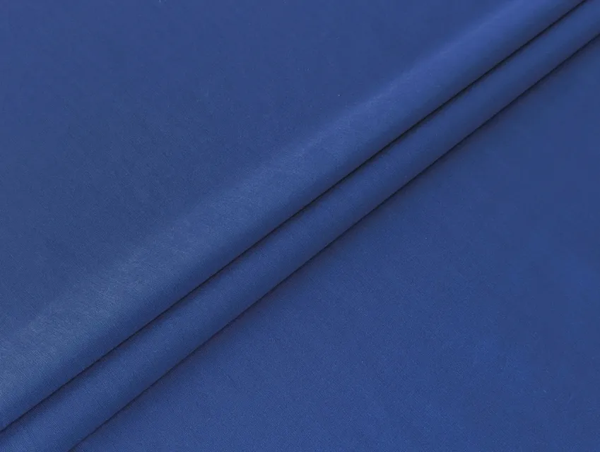 Поплін сорочковий стрейчевий, синій джинсовий - фото 1 - інтернет-магазин tkani-atlas.com.ua