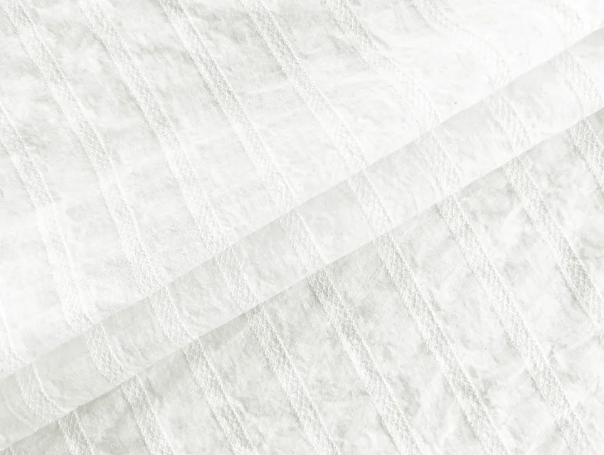 Коттон прошва полоска 30 мм, молочный - фото 1 - интернет-магазин tkani-atlas.com.ua