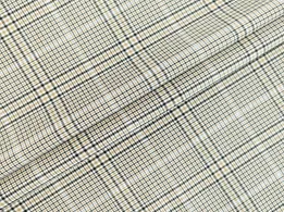 Костюмний тіар клітинка 85 мм, бежевий з чорним - інтернет-магазин tkani-atlas.com.ua