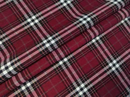 Костюмна клітинка 125 мм, бордо - інтернет-магазин tkani-atlas.com.ua