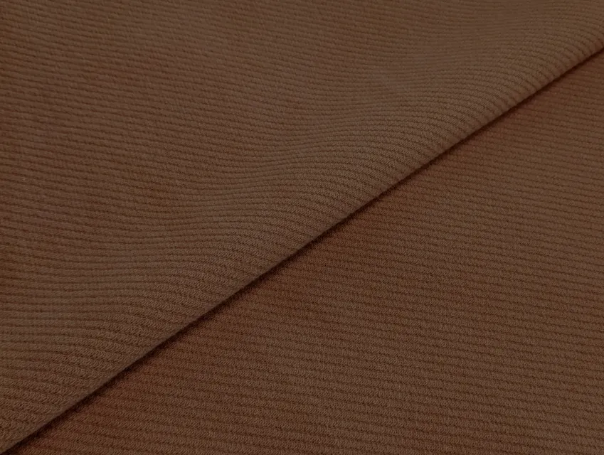 Кашемір трикотажний діагональна смужка 2 мм, молочний шоколад - фото 1 - інтернет-магазин tkani-atlas.com.ua