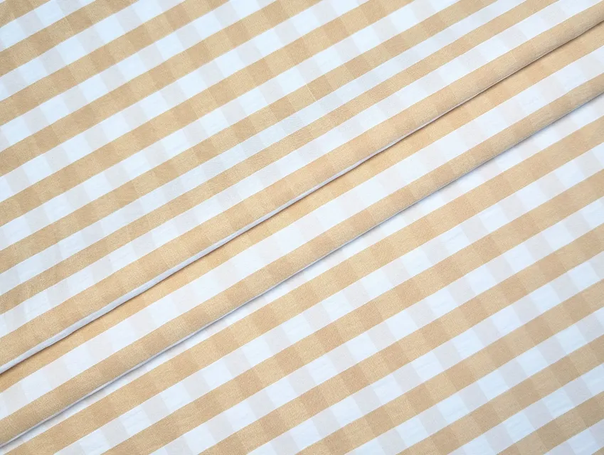 Котон Клітина щільна уцінка (недолік), пісочний - фото 1 - інтернет-магазин tkani-atlas.com.ua