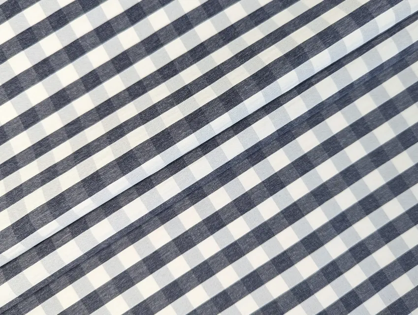 Котон Клітина щільна клітинка 10 мм, темно-синій - фото 1 - інтернет-магазин tkani-atlas.com.ua