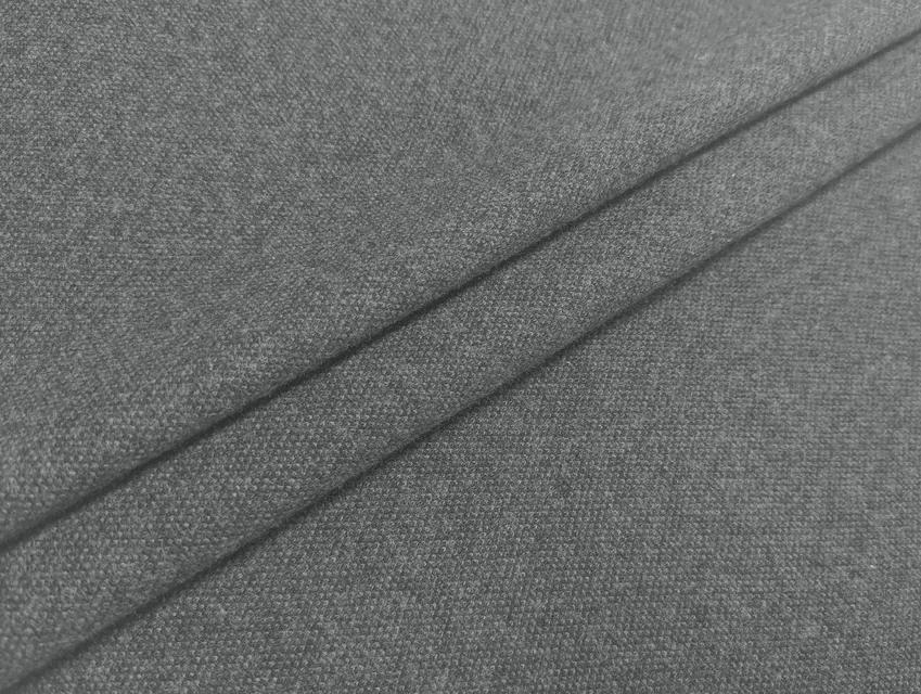 Трикотаж теплий Камилла меланжевий, темно-синій з сірим - фото 1 - інтернет-магазин tkani-atlas.com.ua