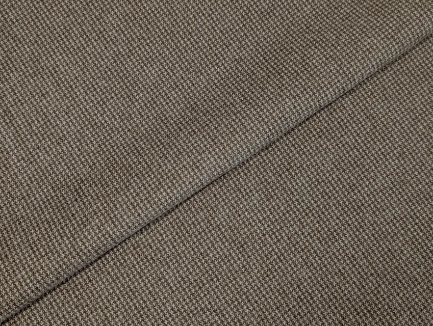 Трикотаж теплий Камилла гусяча лапка 2 мм, бежево-коричневий - фото 1 - інтернет-магазин tkani-atlas.com.ua