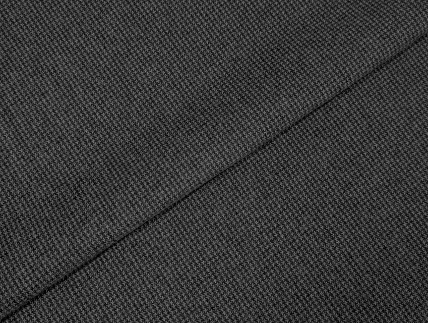 Трикотаж теплий Камилла гусяча лапка 2 мм, темно-сірий - фото 1 - інтернет-магазин tkani-atlas.com.ua