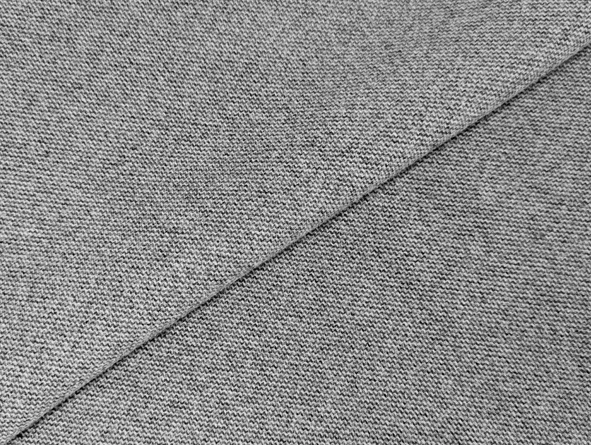 Трикотаж теплый Каміла микро-ёлочка, серый - фото 1 - интернет-магазин tkani-atlas.com.ua