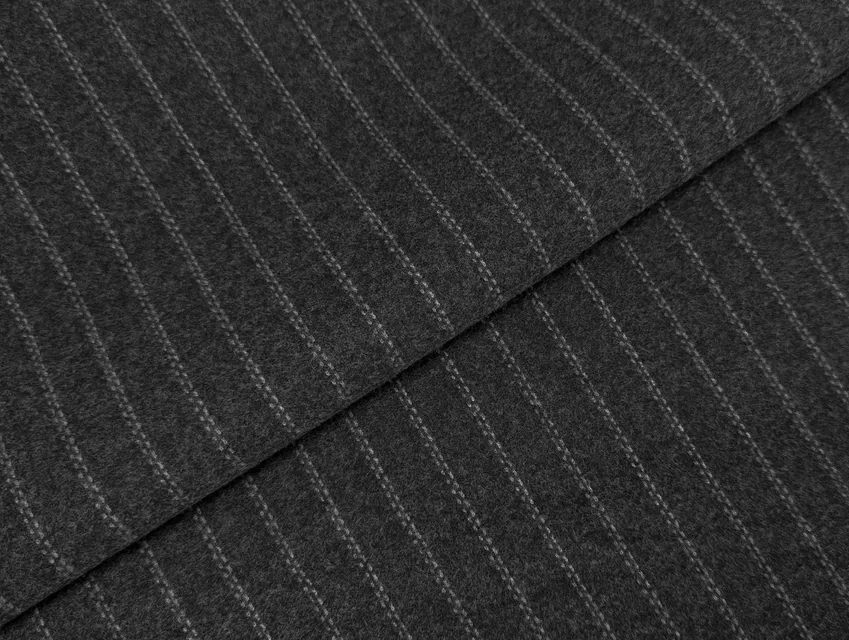 Трикотаж Камилла полоска 15 мм, темно-серый - фото 1 - интернет-магазин tkani-atlas.com.ua